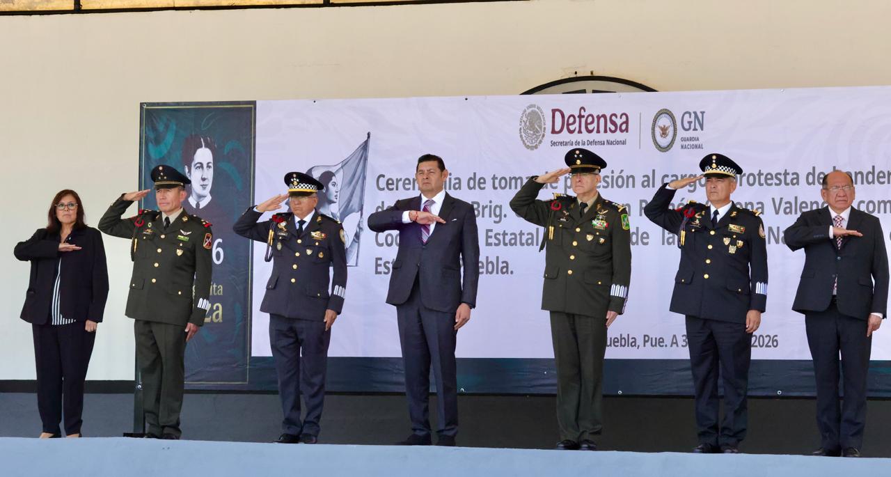 Nuevo mando de la Guardia Nacional fortalece estrategia de seguridad en Puebla