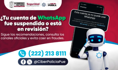 Policía Cibernética alerta sobre suspensión y revisión de cuentas de Whatsapp