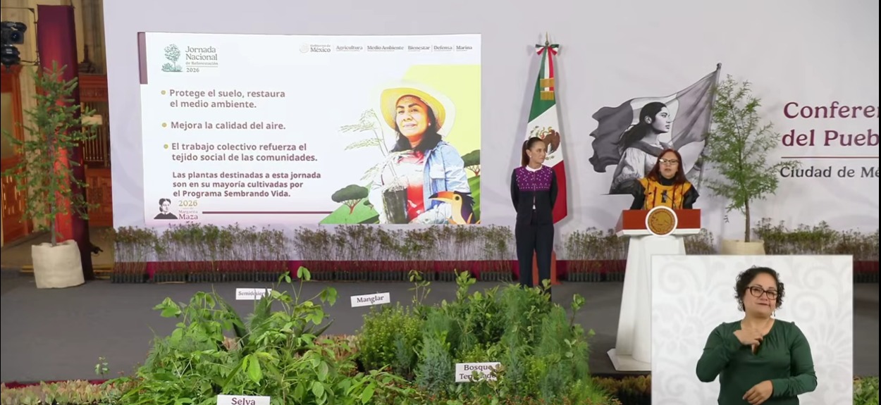 Puebla será sede del arranque nacional de la reforestación encabezada por Claudia Sheinbaum