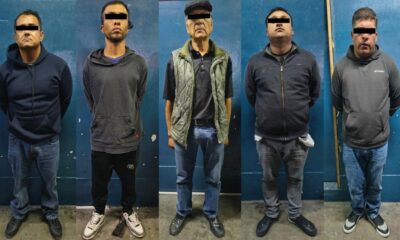 Cinco hombres armados son asegurados tras circular a exceso de velocidad