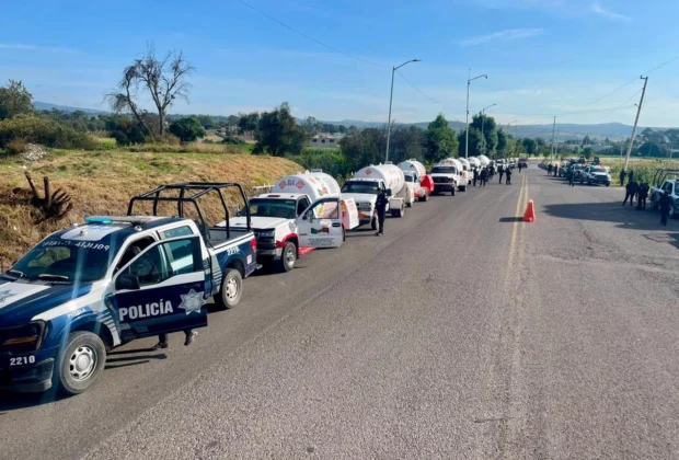 Aseguran 21 mil litros de gas LP y siete pipas en San Salvador el Verde