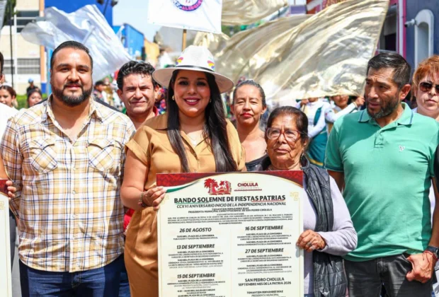 San Pedro Cholula se prepara para celebrar las Fiestas Patrias 2026