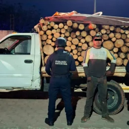 Detiene SSP a cuatro hombres por delitos contra los recursos naturales de Puebla