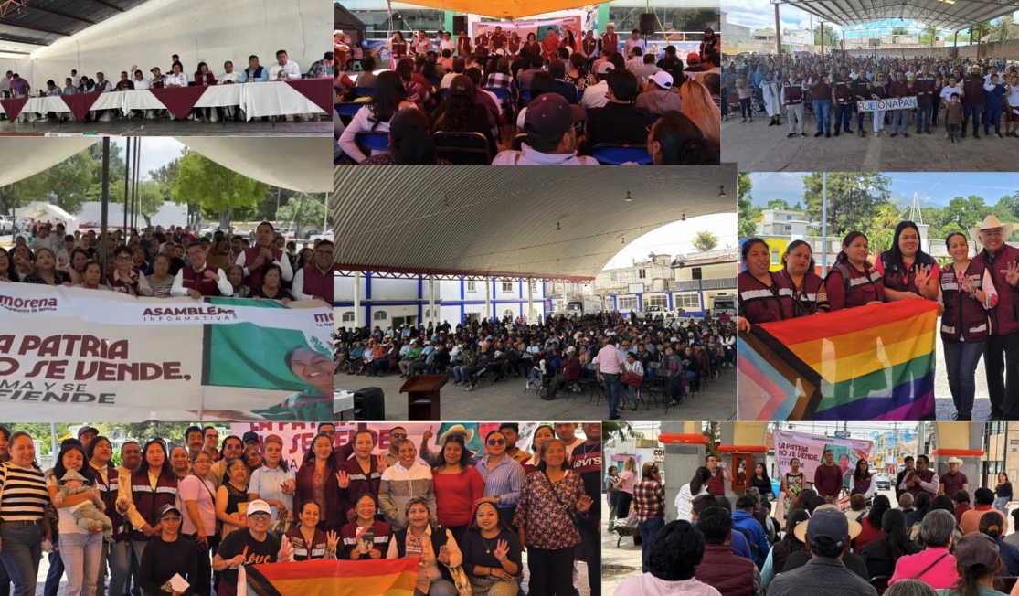 18 asambleas informativas realizó Morena Puebla