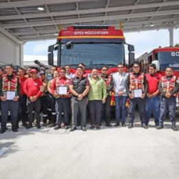 Cuautlancingo cuenta con nueva estación de bomberos.