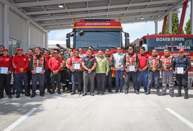 Cuautlancingo cuenta con nueva estación de bomberos.