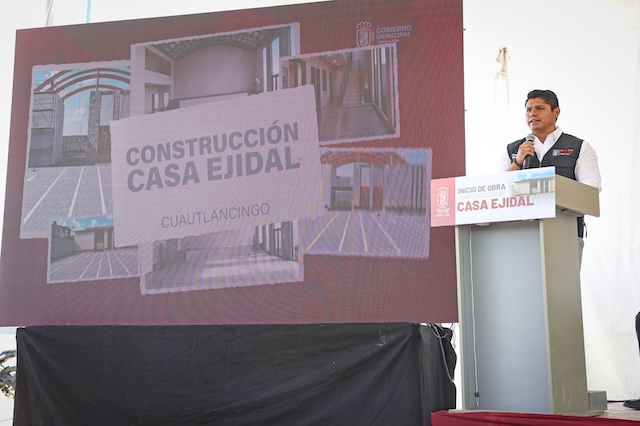 La nueva Casa Ejidal de Cuautlancingo, costará 5.6 MDP