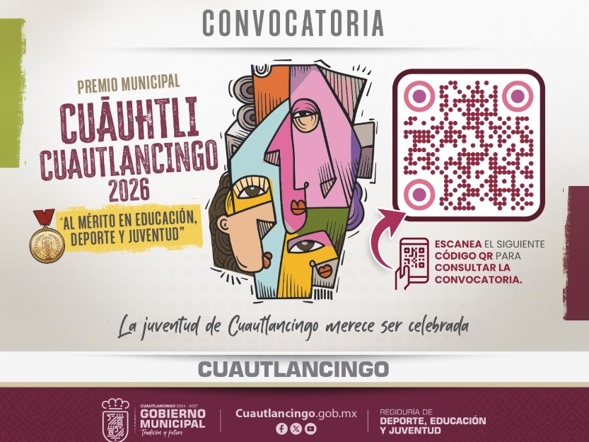 Convocan al Premio Municipal “Cuāuhtli Cuautlancingo”