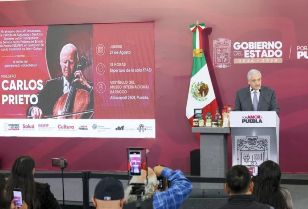 Gran concierto de Carlos Prieto, en el Museo Barroco, el 27 de agosto