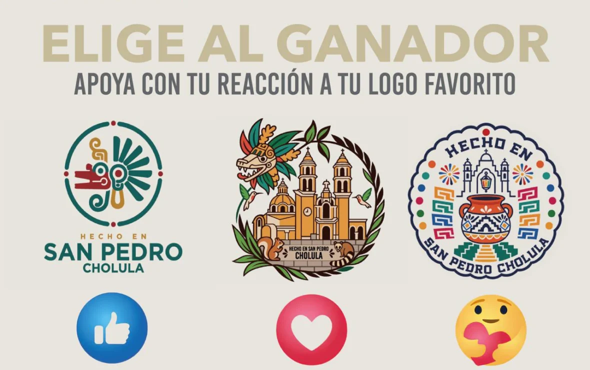 Vota para elegir el sello de marca “Hecho en San Pedro Cholula” 