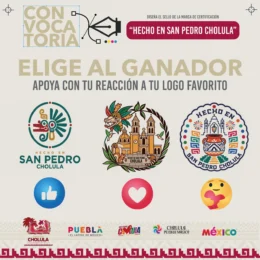 Vota para elegir el sello de marca “Hecho en San Pedro Cholula” 