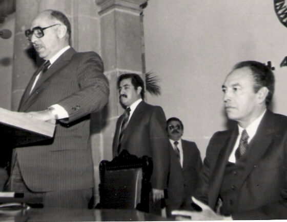 Ceremonia luctuosa en memoria del exalcalde  Jorge Murad
