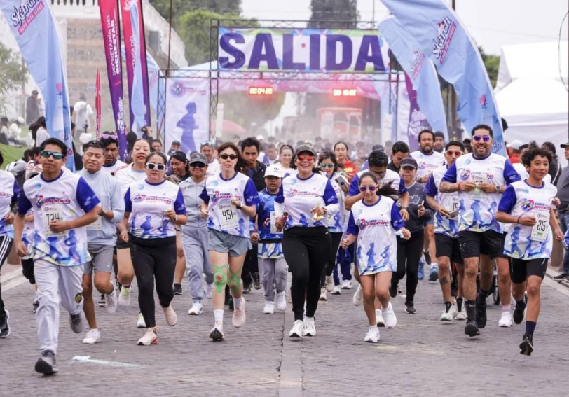 El deporte fortalece la salud; Guadalupe Cuautle, participó en carrera juvenil